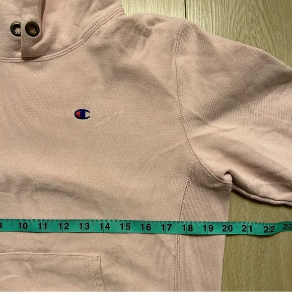 Champion Reverse Weave Sweatshirt Hoodie Pink Women’s Medium - Picture 6 of 7